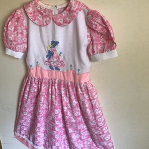 Rare Vintage 1971 Peter Pan Collar Prairie Dress